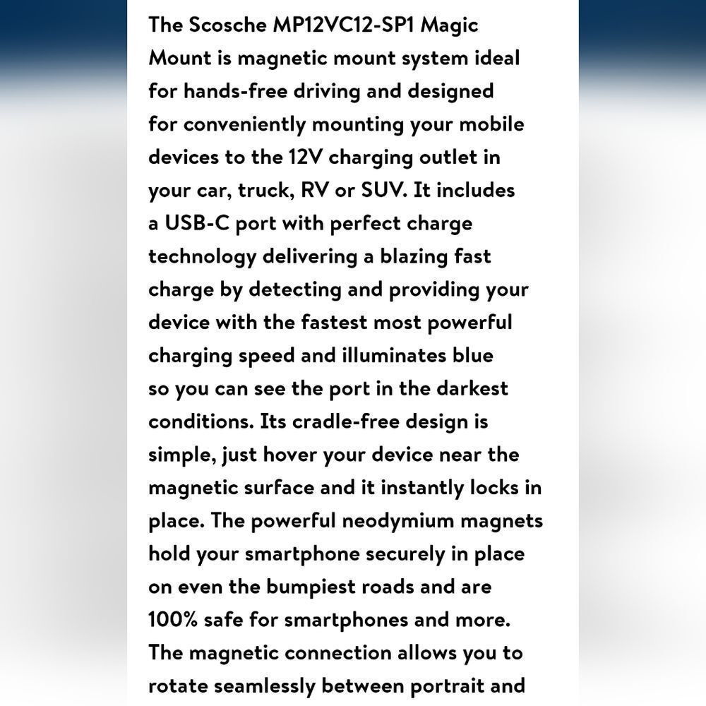 Scosche Magic Mount Power For Mobile Devices - Picture 7 of 9